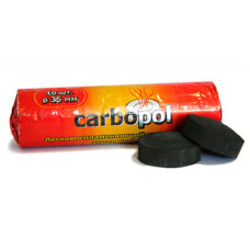 Уголь для кальяна CARBOPOL (Карбопол) 35 мм