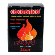 Уголь для кальяна кокосовый СОСОBRICO 24 куб.